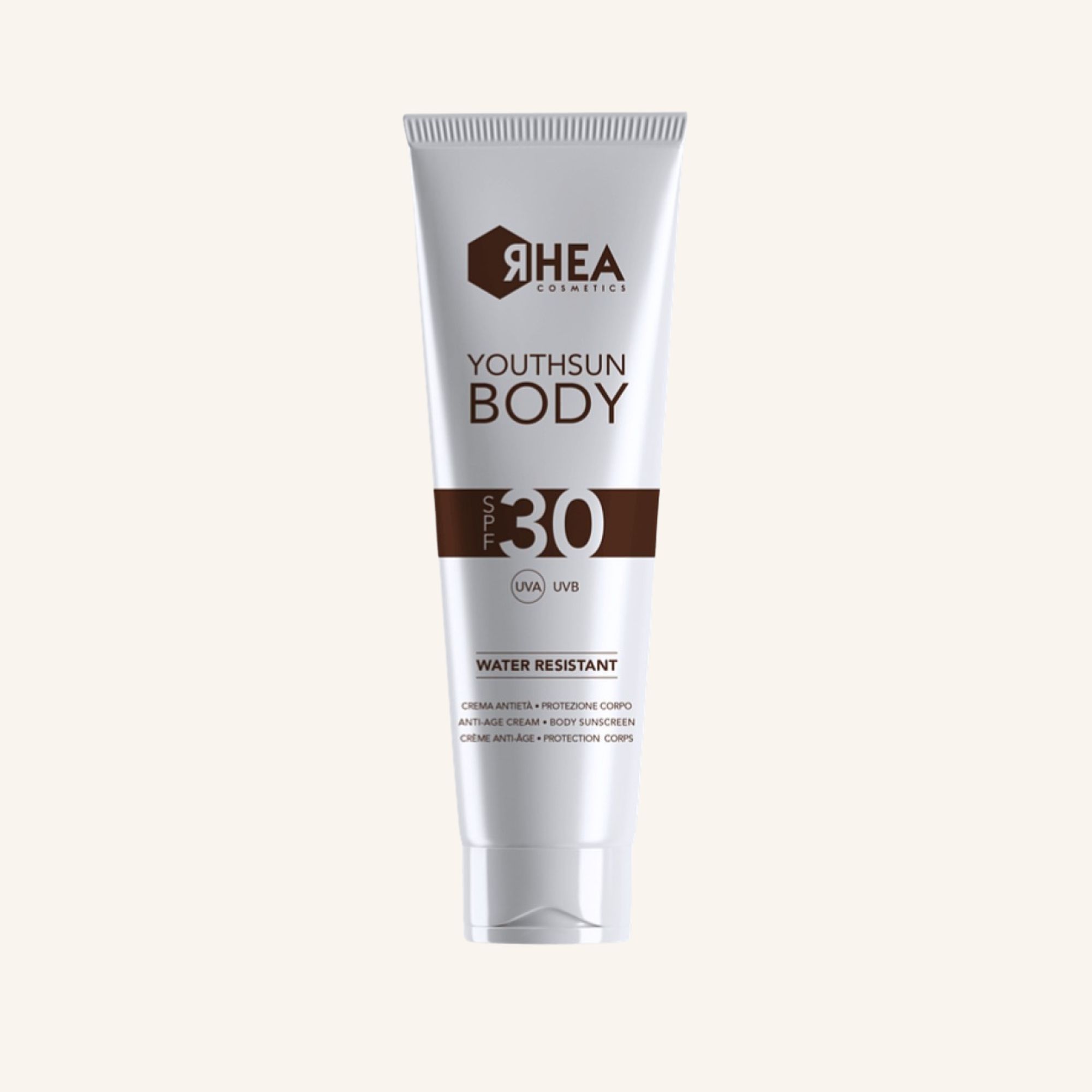 Сонцезахисний anti-age крем для тіла Сонцезахисний anti-age крем для тіла